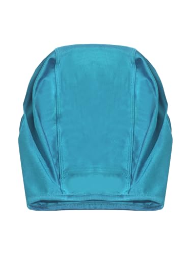 Aislor Wrestling Hair Cover Cap Wrestler Headgear for BJJ, MMA Grappling and Training, Long Hair Net Slicker - color: Light Blue
