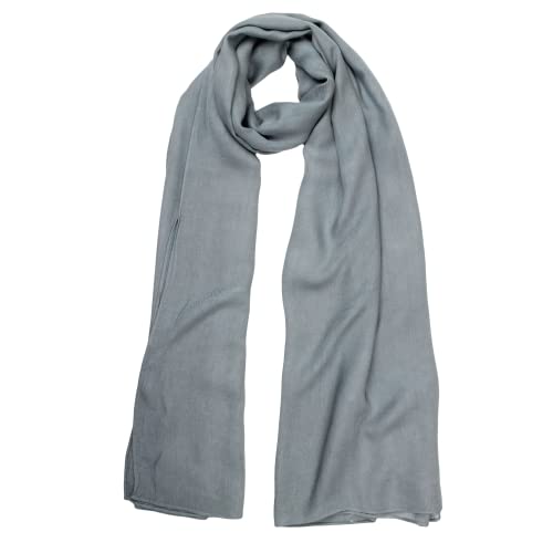 Modal Hijab for Women | Headscarf - color: Slate Grey Modal - Plain Hijab