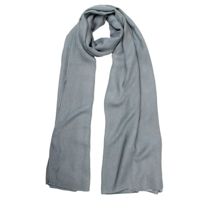 Modal Hijab for Women | Headscarf - color: Slate Grey Modal - Plain Hijab