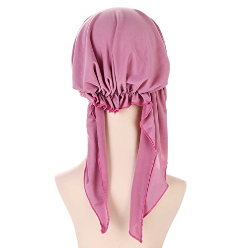 Hijab Scarf for Women Baseball Curved Brim Cap | Soft Breathable Cotton, Lightweight Feel, Adjustable Strap, Curved Brim, Summer Wear, Outdoor Activity, Casual Daily Use - color: 07#_pink