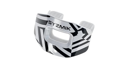 X0 Football Mouthguard – Lip Guard - White Dazzle Camo Traditional – Shock Absorbing – One Size Fits Most - color: X0 - Dazzle Camo Traditional
