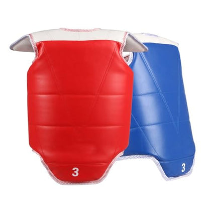 Boxing Chest Guard, MMA Kickboxing Muay Thai Boxing Body Protector Traditional Taekwondo Chest Guard Karate Chest Guard Vest - size: 2