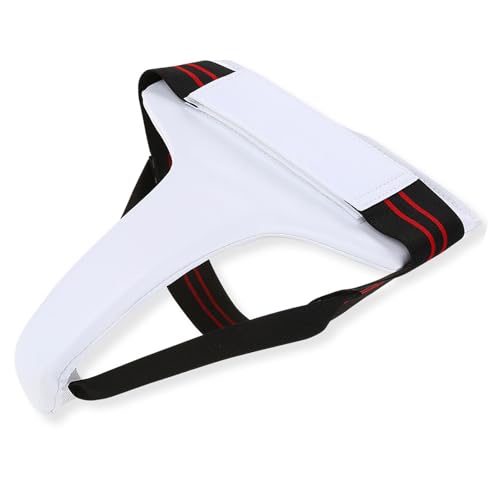 Dioche Boxing GroWomens Taekwondo Groin Guard - Ergonomic Design Boxing Karate Protector for Optimal Coverage - Durable PU Leather - Size L - size: Small