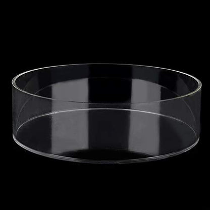 ZJchao 150mm Clear Acrylic Cylinder Magnifier Lens with Slip Base Distortion Aquarium Viewing Macro Photography Tool for Coral Fish Observation - size: 150mm