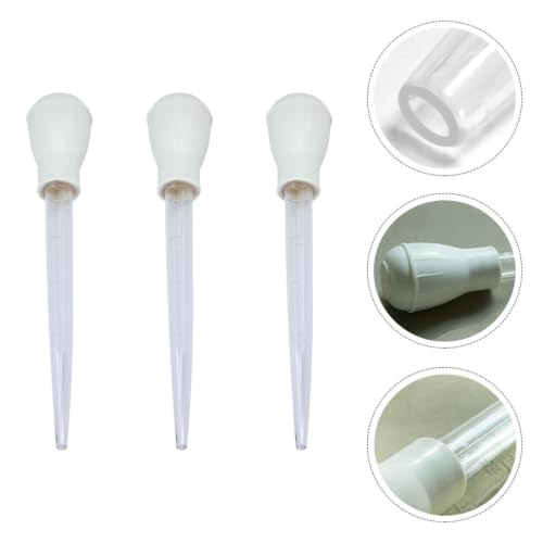 FOMIYES 3pcs Aquarium Clean Pipettes Water Changer for Small Fish Tank Plastic Dropper with Scale for Cleaning Fish Tanks and Removing Waste