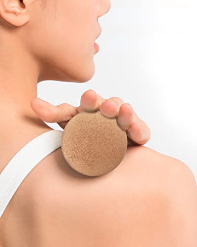 KITWILD Cork Massage Ball, High Density Fine Particles Massage Ball for Deep Tissue Muscle Massage, Myofascial Release, and Yoga Therapy, 2.5 Inch Lacrosse Ball - 2 Pack - style: 2 Pack (2.5'')