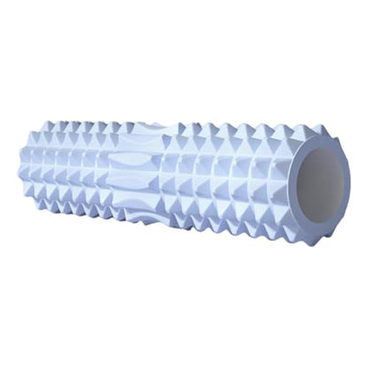 Solid Foam Roller Yoga Stick Roller Dual-Zone Leg Muscle Relaxation Deep Massage Relaxation Pain Relief (Blue (Hollow)) - color: Blue ( Hollow )