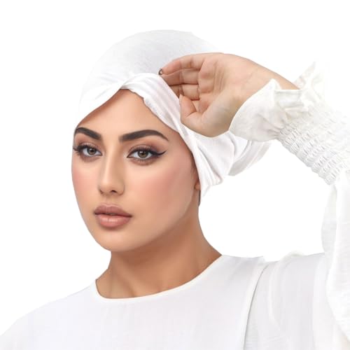 2Pack Hijab Undercaps No Slip for Women Islamic Muslim Hijab Cap Scarf for Turban Tube Neck Cover