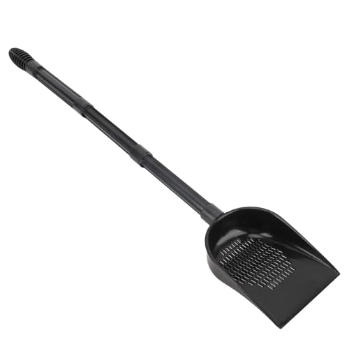 Aquarium Sand Scooper, Premium PVC Terrarium Substrate Cleaner with Quick Drainage System and Removable Extension Rod, for Fish Tank Small Pets and Beach Toys