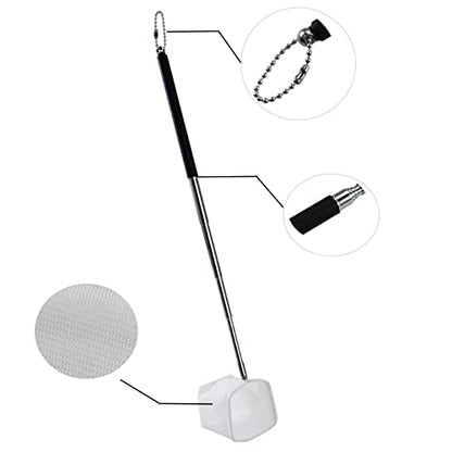 AQUANEAT Small Fish Tank Shrimp Net, Aquarium Debris Cleaning Tools, with Extendable Handle - size: 3 Inch