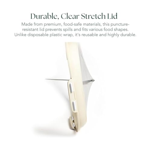 Crudités | Portable Snack Tray | Square 2-Pack | Sage Green | Reversible Stretch Lid Food Containers | BPA-Free, Freezer & Dishwasher Safe | Meal-Prep, Charcuterie, Salads, Picnic, Travel - size: Square, 2 Pack, Sage Green