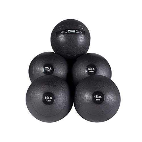 Body-Solid (BSTHB30 Dead Weight Slam Balls, Sand Fill Weighted Ball for Strength & Conditioning Training, Weights Loss, Fitness Exercise Equipment Workouts, Midnight Black, 30lb