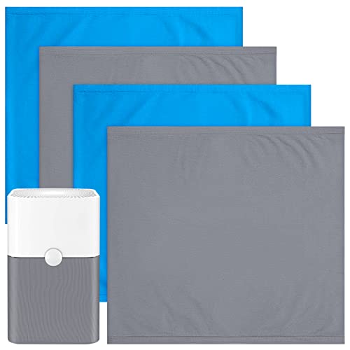 4 Pack 211+ Replacement Washable Pre-Filters for Blueair Blue Pure 211+ | Removes Pollen, Dust, Color Include 2 PACK Lunar Rock and 2 PACK Diva Blue Pre-filters - color: Color Set 3