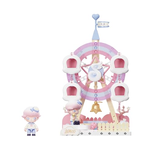 POP MART DIMOO Dream Melody Series Blocks-Lily Ferris Wheel, Building Toy Set, Interactive Building Toy for Kids, Boys, and Girls - size: Lily Ferris Wheel