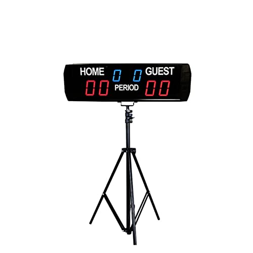 Digital Timer, Electronic Scoreboard Basketball & Timer Shot Portable Tabletop Wall Mount Digital with App Control Aluminum LED for Football,for Home Gym