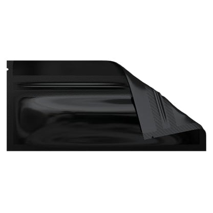 Mylar Style Barrier Bags – Zipper w/Heat Seal – 100 Bags (Gloss Black/Gloss Black, PR - 6?x2.7?) - color: Gloss Black / Gloss Black, size: 6x2.7 Inch (Pack of 100)