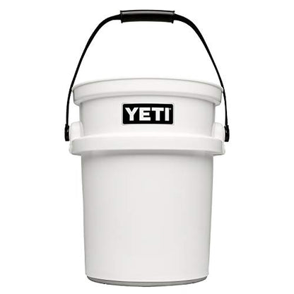 YETI Loadout 5-Gallon Bucket, Impact Resistant Fishing/Utility Bucket - color: White