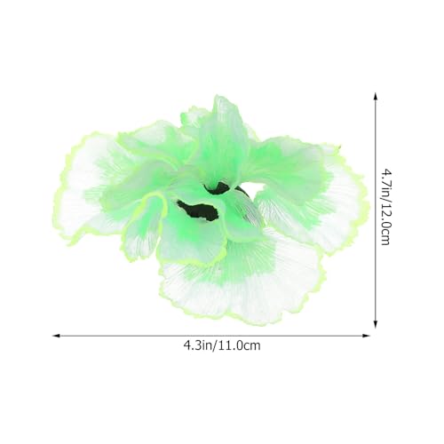 Yardwe Artificial Silicone Aquatic Plant Mini Fish Tank Decoration Lifelike Water Grass for Aquarium Landscape and Fish Pond Ornament