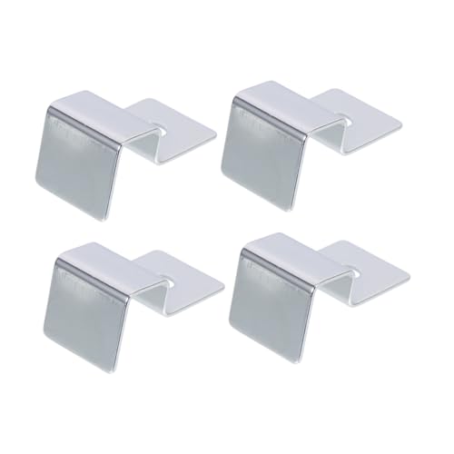 SaditY 16 Pcs Support Frame 55 Gallon Fish Tank Fish Tanks lid jar lids frag Rack Aquariums Glass Cover Clip Fish Tanks Cover Holders Clip Holder Acrylic Fish Mouth Clip Stainless Steel