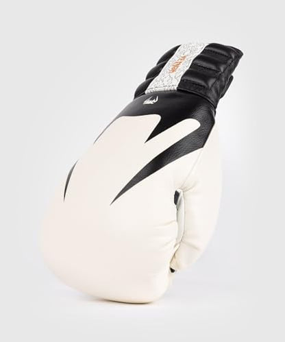 Venum Reverso Boxing Gloves - color: Snow White/Black, size: 14oz