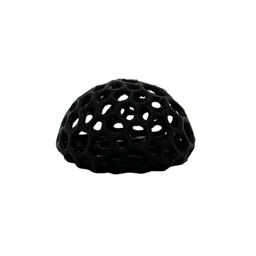 Shrimp Dome Hide, Aquarium Cave for Cherry Shrimp, Black | Dome-shaped aquarium hide creates a sheltered cave and hiding spot for cherry, dwarf and baby shrimp in freshwater tanks - color: Black
