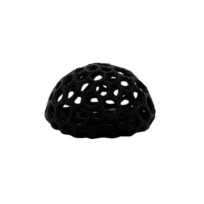 Shrimp Dome Hide, Aquarium Cave for Cherry Shrimp, Black | Dome-shaped aquarium hide creates a sheltered cave and hiding spot for cherry, dwarf and baby shrimp in freshwater tanks - color: Black