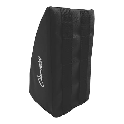 Champion Sports Cushioned Catcher's Knee Support – Ergonomic Design for Players 5'8" and Over – Black - size: 5'8" and Above