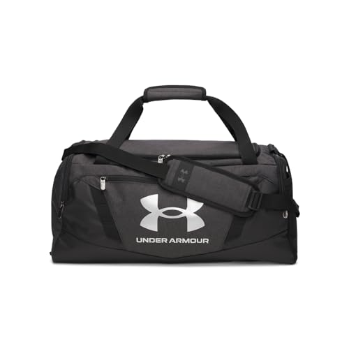 Under Armour Undeniable 5.0 Duffle - color: (011) Black Medium Heather / Black / Metallic Silver, size: Small (40L)