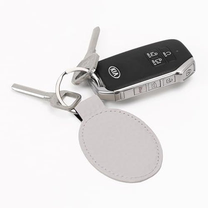 LaserGram Oval Keychain, Allah 1, Personalized Engraving Included (Golf White) - color: Golf White