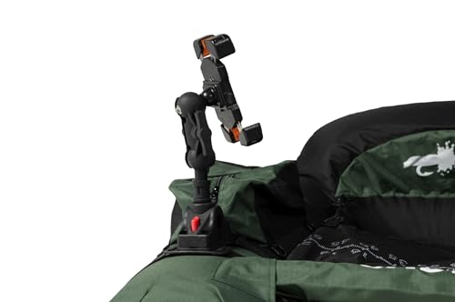 CADDIS Fishing Float Tube Phone Holder - Universal Plastic Cell Phone Mount for Any Fly Fishing and Angling Float Tube