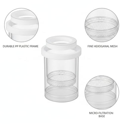 Floating Fish Isolation Box, PP Plastic in-Tank Separator for Fish Isolation (1 PC)