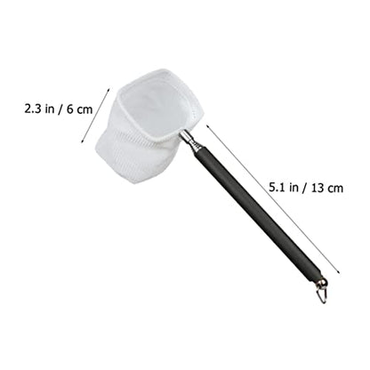 2pcs Telescopic Fish Net Shrimp Net Fish Tank Breeder Box Lightweight Compact Design Style