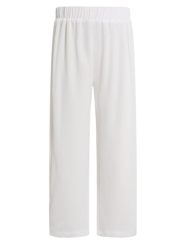 IBTOM CASTLE Muslim Baby Boys Clothes Toddler Kids Abaya Kaftan Islamic Robe Pants Head Scarf Ramadan Eid Prayer Outfit - color: White, size: 2-3T