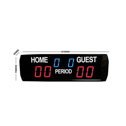 Digital Timer, Electronic Scoreboard Basketball & Timer Shot Portable Tabletop Wall Mount Digital with App Control Aluminum LED for Football,for Home Gym