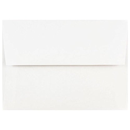 JAM PAPER A7 Invitation Envelopes - 5 1/4 x 7 1/4 - White - 50/Pack - color: White, size: A7