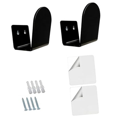 2pcs / 4pcs Transparency Tennis Glove Wall Mount Display Rack Easy to Installation Boxing Gear Storage Stand Living Room Deck - color: C