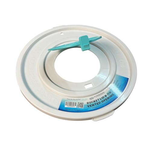 Buckets & Accessories - Bait Bucket lid with Vented Opening for 3.5 & 5 Gallon Bucket