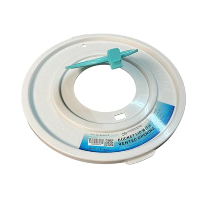 Buckets & Accessories - Bait Bucket lid with Vented Opening for 3.5 & 5 Gallon Bucket