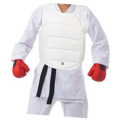 Toyvian Breathable Boxing Chest Protector Durable Chest Guard for Training and Competition Lightweight Protective Gear for Taekwondo MMA and Kickboxing High Strength Impact