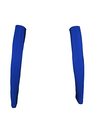 Women's Muslim Modal Arm Stretch Sleeves Cover - color: Blue