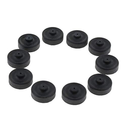 homozy 10pcs Rubber Cup Parts Diaphragm Air Pump for Aquarium Fishing Pump Replace, Black, 2