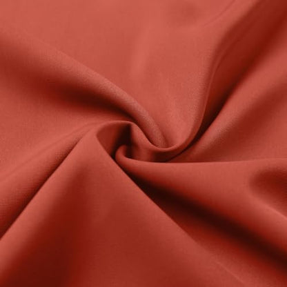 ODASDO Muslim Dresses for Women Abaya Button Down Henley Shirt Prayer Dress Batwing Long Sleeve Middle East Arabian Robe - color: Brick Red