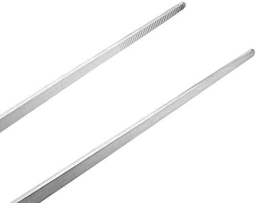 Utoolmart Aquarium Tank Aquatic Plant Tools Sets, 3 in 1 Anti-Rust Aquatic Plant Aquascaping Tool, Stainless Steel Aquarium Tweezers(19-inch) and Scrapers, for Fish Starter Kits & Aquariums Tank - size: 48cm