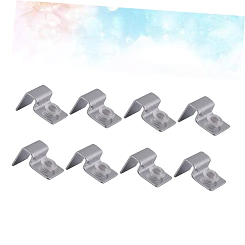 8pcs Stainless Steel Fish Tank Cover Holder Practical Aquarium Bracket Support Durable and Safe for Fish Tanks for Covering Aquariums