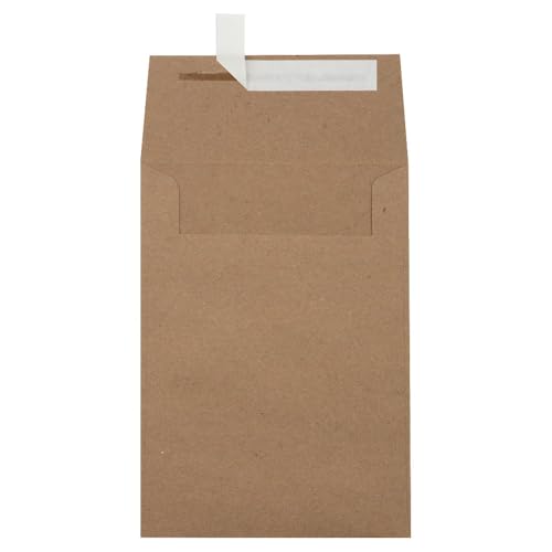 LUXPaper Vertical A7 Invitation Envelopes | 5 1/4" x 7 1/4" | Grocery Bag Brown | 70lb. Text | 50 Qty - color: Grocery Bag
