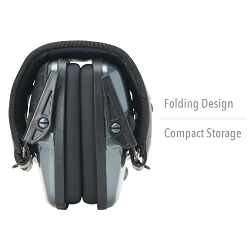 Howard Leight R02532 Impact Sport 22dB Gray Black Headband Small Ear Protection - color: Charcoal Gray, size: Youth/Adult Small