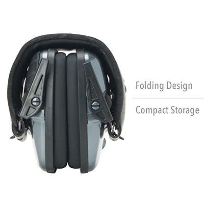 Howard Leight R02532 Impact Sport 22dB Gray Black Headband Small Ear Protection - color: Charcoal Gray, size: Youth/Adult Small