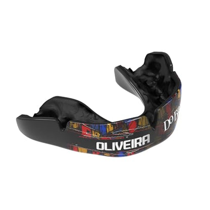 OPRO Official UFC Fighter Collection Charles Oliveira Instant Custom-Fit Mouthguard – Self-Fit Gum Shield for MMA, Boxing & Combat Sports - color: Charles Oliveira
