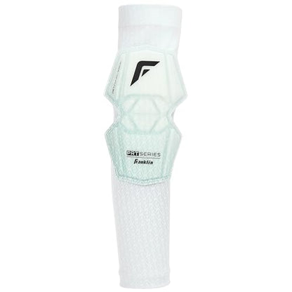 Franklin Sports Baseball + Softball Protective Arm Sleeve - PRT DST Series Youth Arm + Elbow Shield for Batting + Fielding - Protective Arm Sleeve + Elbow Shield - Right Arm + Left Arm - White - OSFM
