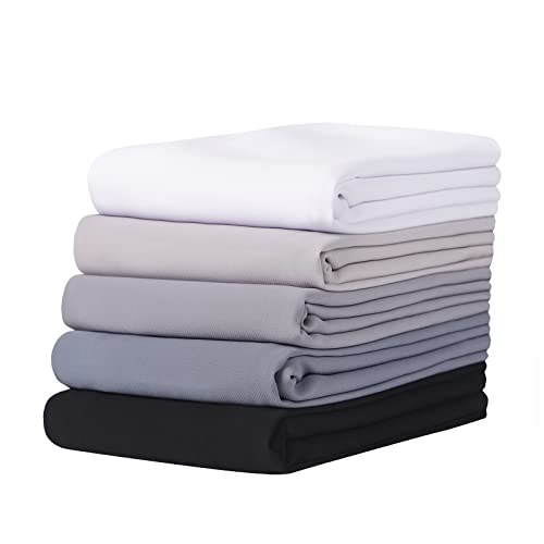 Febfim 4 PCS Muslim Women Soft Premium Solid Chiffon Hijab Scarves Shawl Long Scarf Wrap Scarves with Gift Box - color: Gold